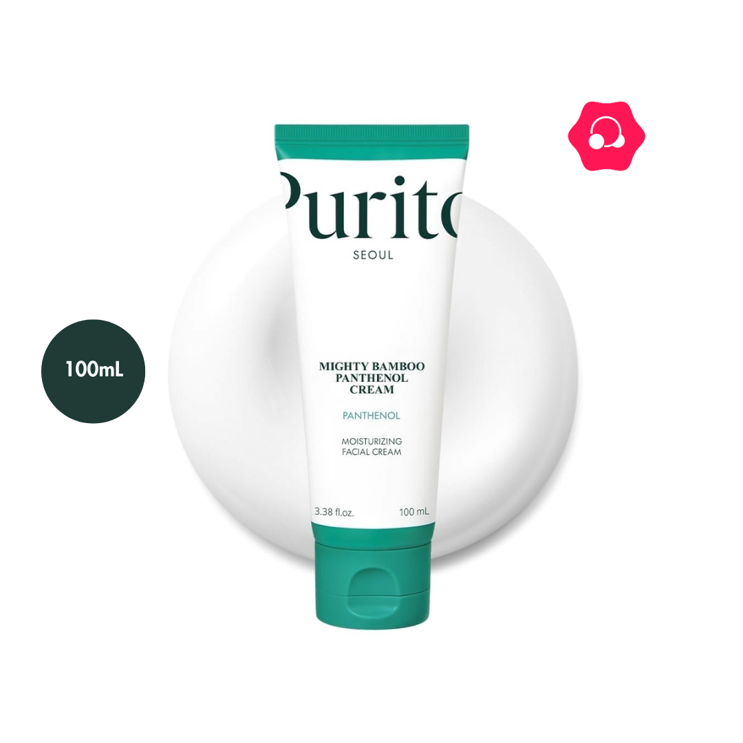 n.mbm.b PURITO SEOUL Mighty Bamboo Panthenol Cream (100mL) - Image 1