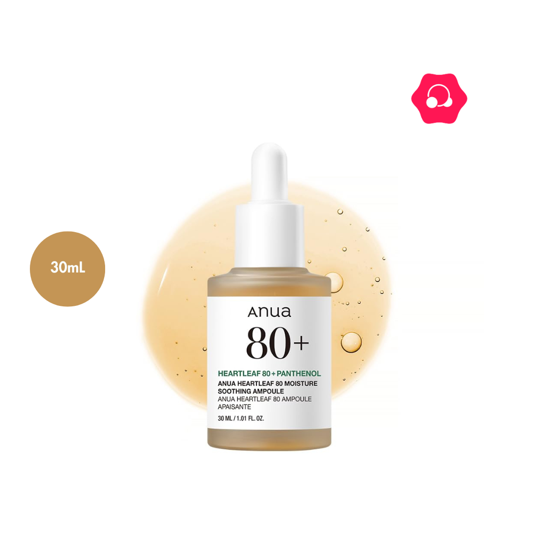 oooi Anua Heartleaf 80% Moisture Soothing Ampoule (30mL) - Image 1