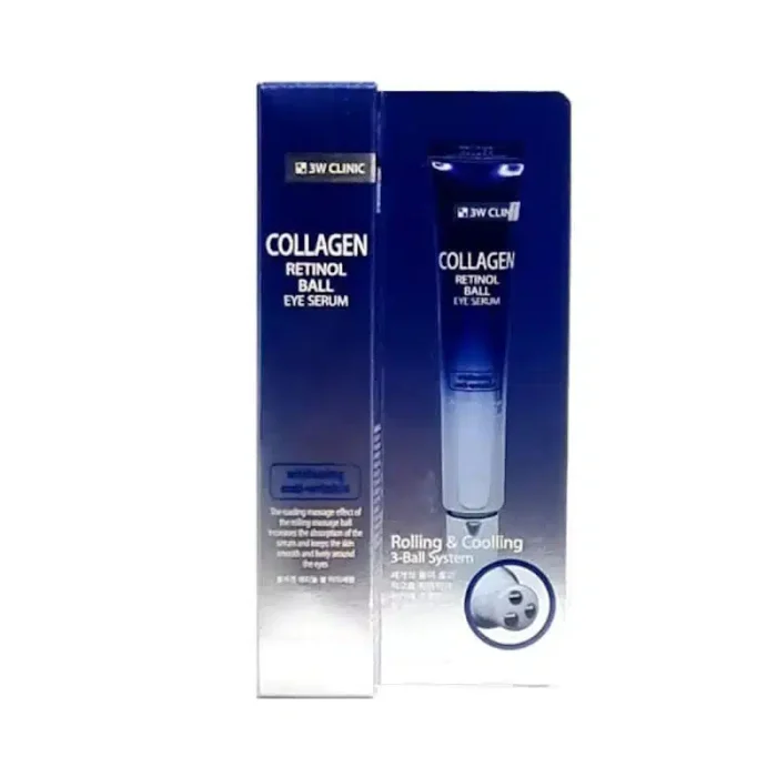 3W CLINIC Collagen Retinol Ball Eye Serum (30mL) - Image 4