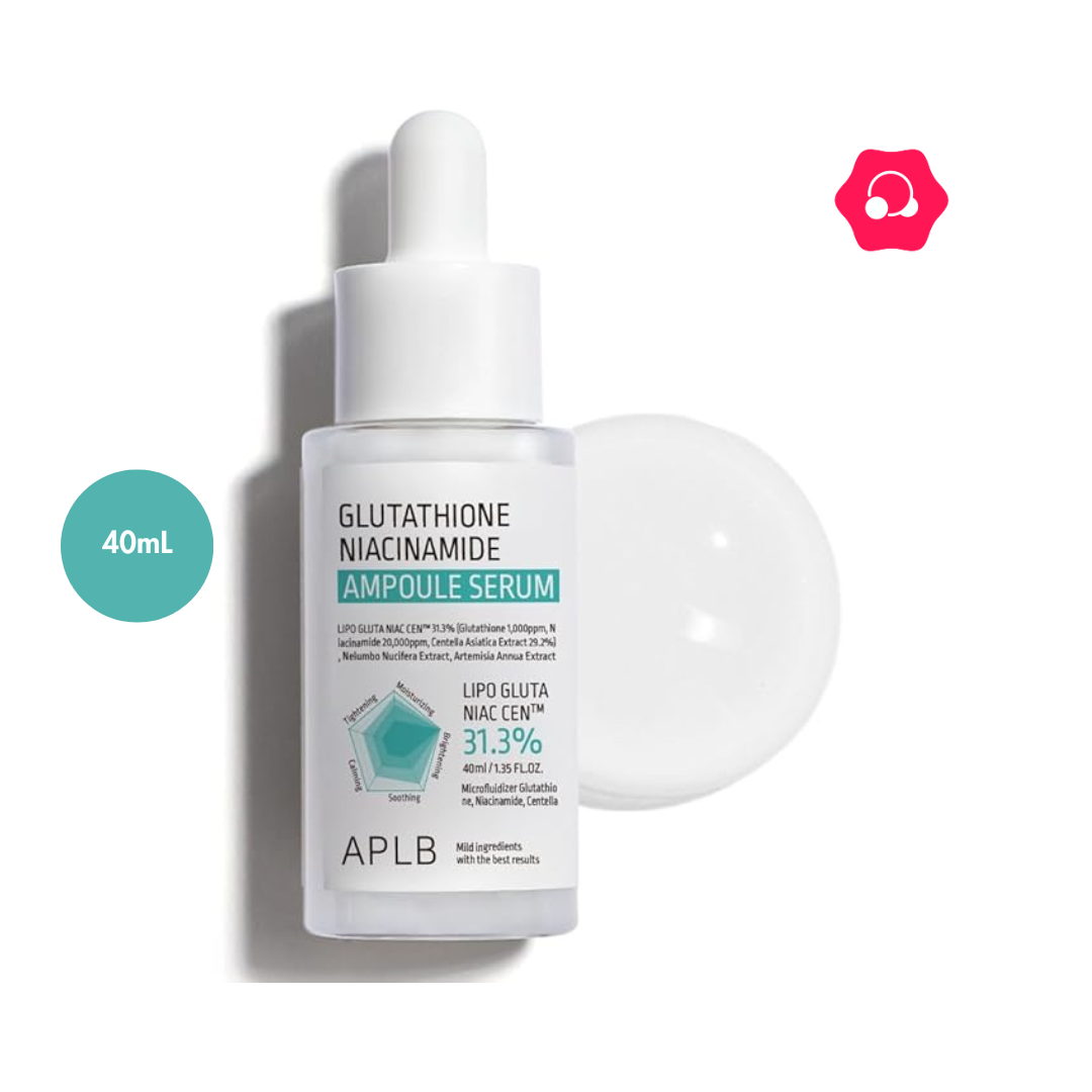ppp APLB Glutathione Niacinamide Ampoule Serum (40mL) - Image 1