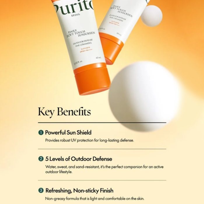 PURITO SEOUL Daily Soft Touch Sunscreen SPF50+ PA++++ (60mL) - Image 3