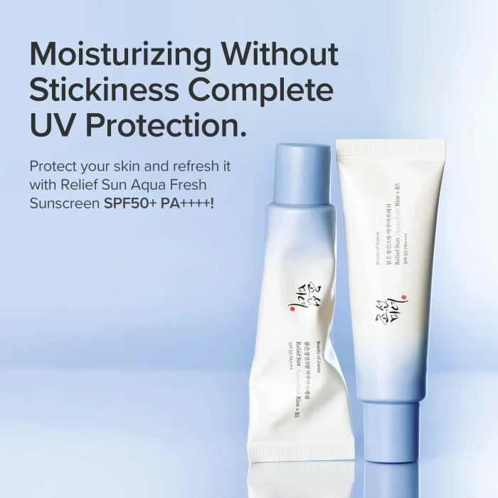 Beauty of Joseon Relief Sun Aqua-Fresh : Rice + B5 SPF50+ PA++++ (50mL) - Image 3