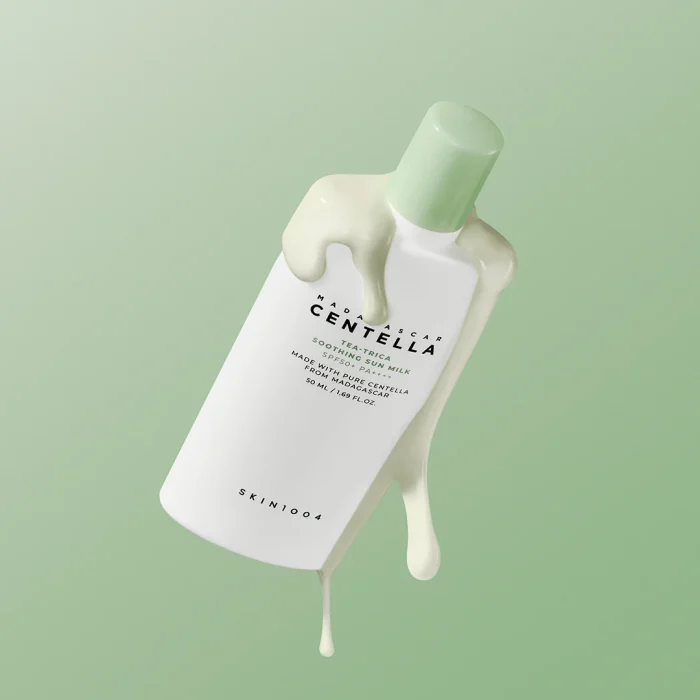 SKIN1004 Madagascar Centella Tea Trica Soothing Sun Milk SPF 50+ PA++++ (50mL) - Image 2