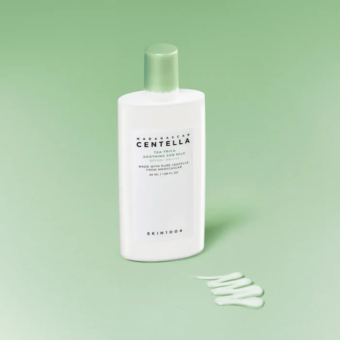 SKIN1004 Madagascar Centella Tea Trica Soothing Sun Milk SPF 50+ PA++++ (50mL) - Image 4