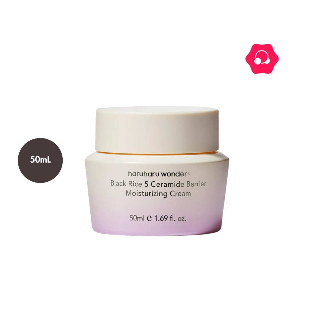 .png Haruharu wonder Black Rice 5 Ceramide Barrier Moisturizing Cream (50mL) - Image 1