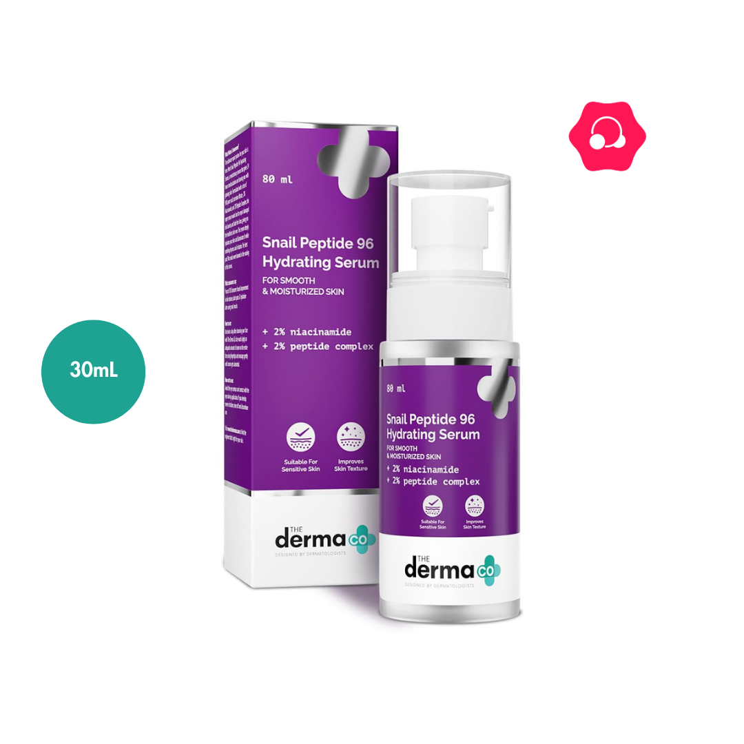 The Derma Co Snail Peptide 96 Hydrating Serum (30mL) The Derma Co Snail Peptide 96 Hydrating Serum (30mL)