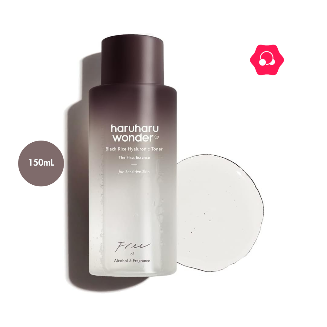yfghjkl;' haruharu wonder Black Rice Hyaluronic Toner Free Of Alcohol & Fragrance (150mL) - Image 1