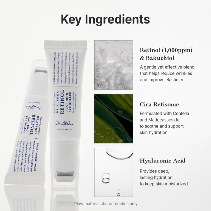 Dr. Althea Retinol Flat Iron Eye Roller (25mL) - Image 4