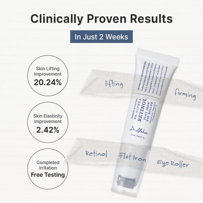 Dr. Althea Retinol Flat Iron Eye Roller (25mL) - Image 5