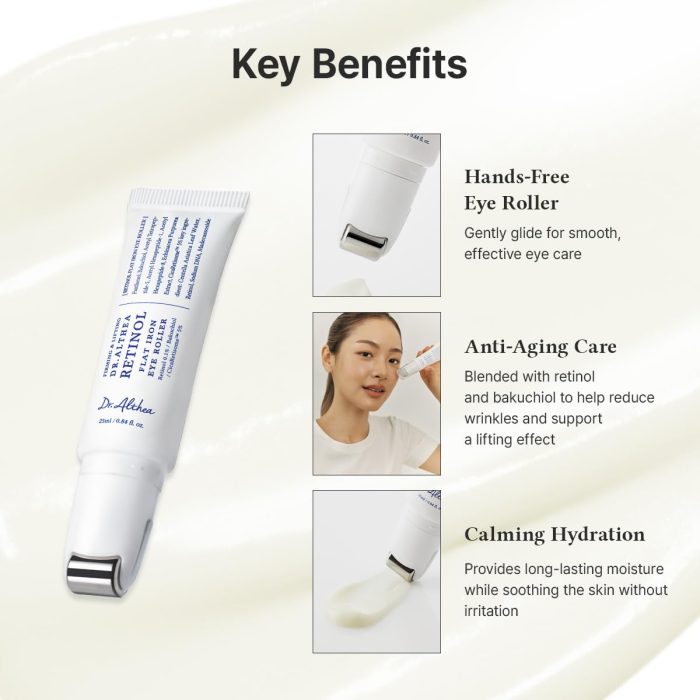 Dr. Althea Retinol Flat Iron Eye Roller (25mL) - Image 3