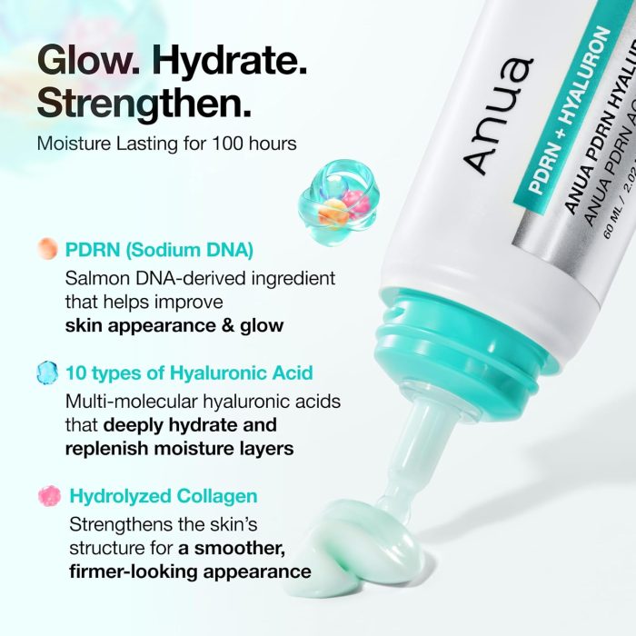 Anua PDRN Hyaluronic Acid 100 Moisturizing Cream (60mL) - Image 3