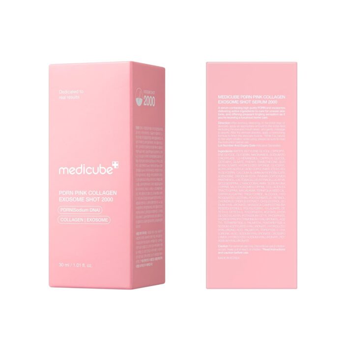 medicube PDRN Pink Collagen Exosome Shot 2000 Serum (30mL) - Image 8