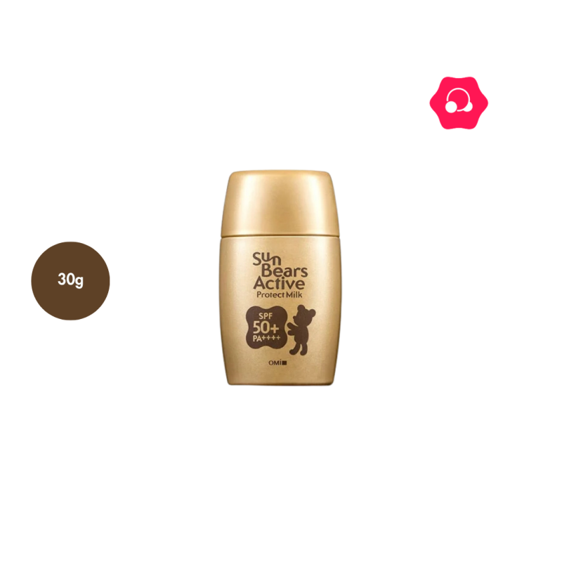 OMI Brotherhood Sun Bears Active Protect Milk Sunscreen SPF 50+ PA++++ 30g