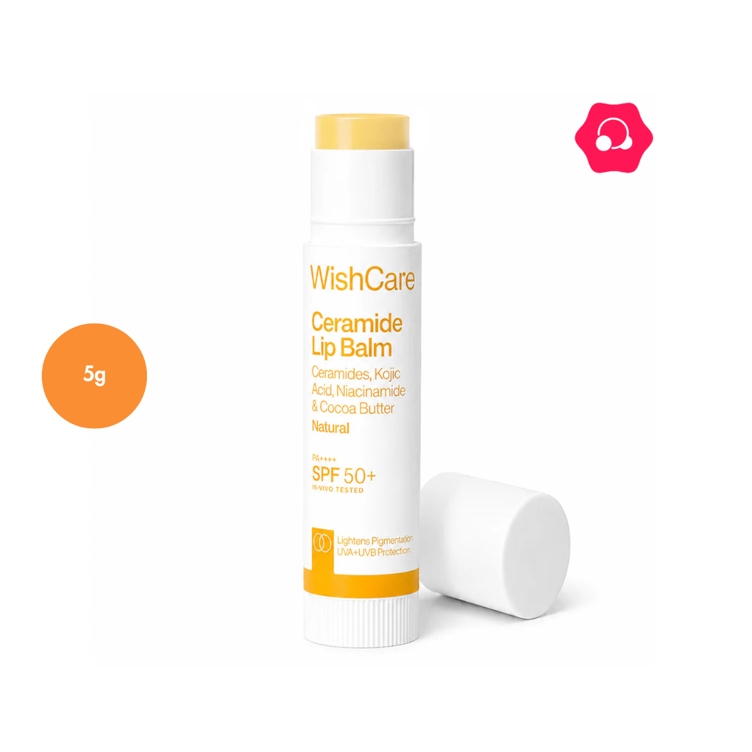 jbk WishCare Ceramide Lip Balm With SPF 50 PA+++ Untinted (5g) - Image 1