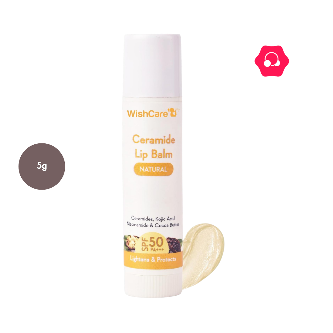 WishCare Ceramide Lip Balm With SPF 50 PA+++ Untinted (5g) - Image 1