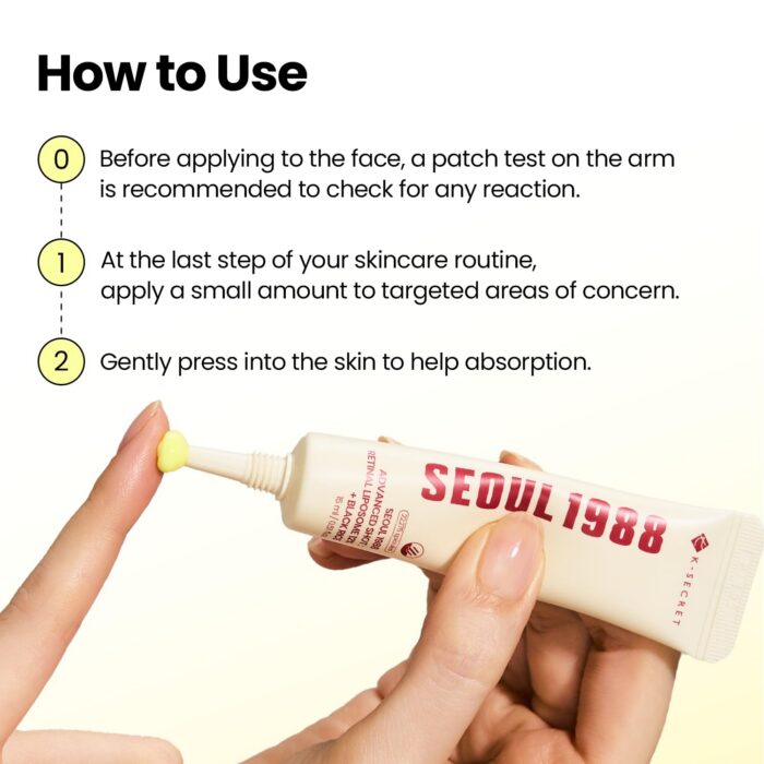 K-SECRET SEOUL 1988 Advanced Shot: Retinal Liposome 12% + Black Rice (15mL) - Image 8