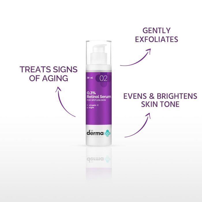 The Derma Co 0.3% Retinol Face Serum (30mL) - Image 2