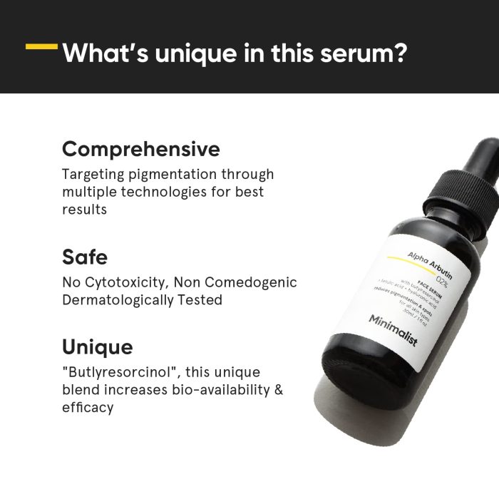 Minimalist Alpha Arbutin 2% Face Serum (30mL) - Image 3